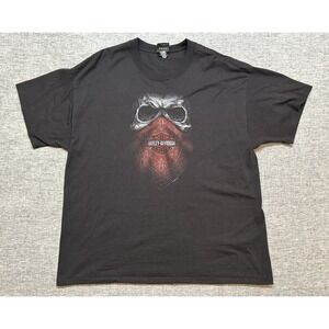 Harley Davidson Shirt Mens Extra Large Black Motorcycles Vegas Red Rock Bandit